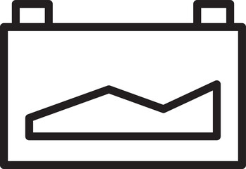 Battery Line Icon