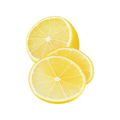 Lemon, lemon slices, delicious, refreshing lemon, lemon product advertisement, high-resolution lemon images.