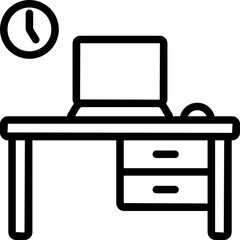 Workspace Line Icon