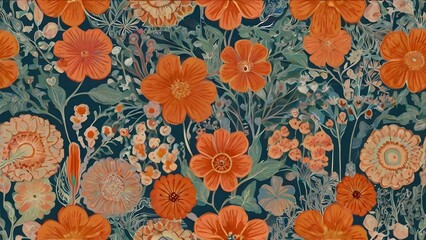 A piece of line art featuring a detailed flower as the central subject