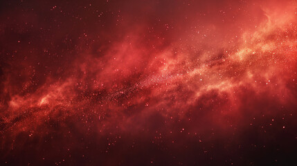 A red galaxy with a lot of stars and dust