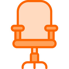 Chair Dual Tone Icon