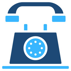 Telephone Solid Color Icon