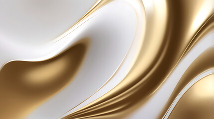 Abstract gold gradient background looks modern blurry textured gold wall. ai