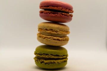 macaroons on a table