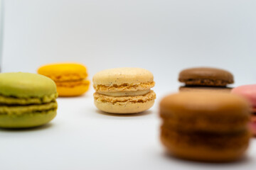 macaroons on a table