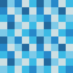 blue and white squares
