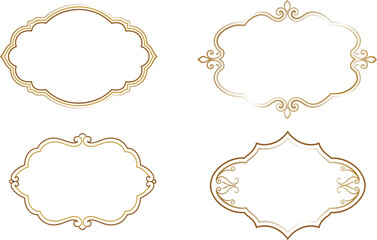 set of vintage frames