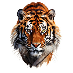 Fototapeta premium drawing of a tiger Illustration
