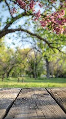 Spring Awakening on a Lush Green Table