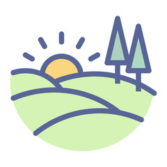 Rural Scene Icon