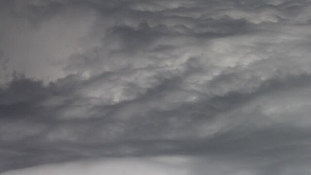 Time-lapse of Storm Clouds Brewing Flipped