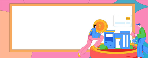 Home loan flat vector concept operation illustration
