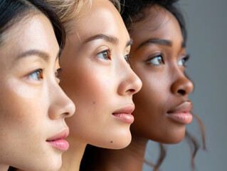 Obraz premium Faces of Diverse Women