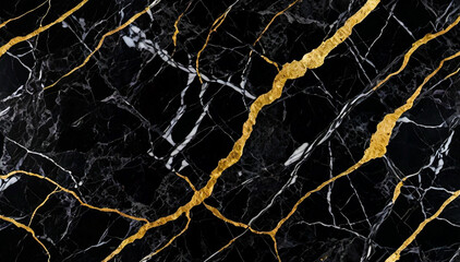 Obraz premium seamless high-resolution black marble texture is perfect for backgrounds and design projects. Suitable for both interior and exterior use, it adds a touch of elegance and sophistication to any space.
