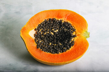 Ripe sweet tropical fruit Papaya