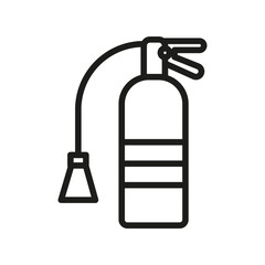 Fire Safety Extinguisher Icon Ideal for Emergency and Safety Designs
