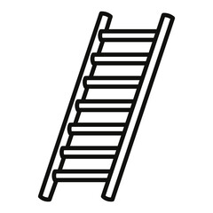 Construction Ladder Icon Perfect for Home Improvement and Building Themes