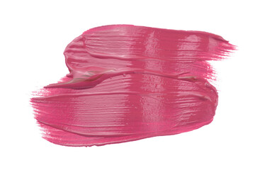 stroke of the paint brush isolated on white. acrylic stain element on white background. with brush and paint texture hand-drawn.