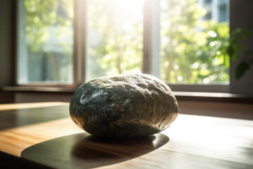 丸石, 石, 球体, インテリア, 禅, リラックス, オブジェ, Round stone, stone, sphere, interior, Zen, relax, object