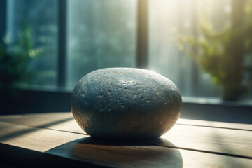 丸石, 石, 球体, インテリア, 禅, リラックス, オブジェ, Round stone, stone, sphere, interior, Zen, relax, object