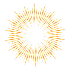 Obraz premium 明るい集中線の円形の輪の素材