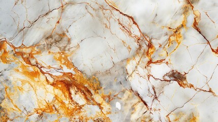 White patterned marble with golden stripes