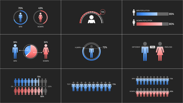 People & Human Infographic