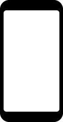 Mobile Phone Screen Icon Illustration