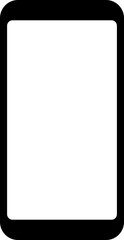 Mobile Phone Screen Icon Illustration