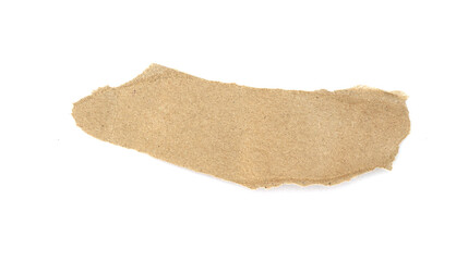 torn ripped paper on white background