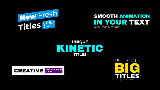 Unique Kinetic Titles