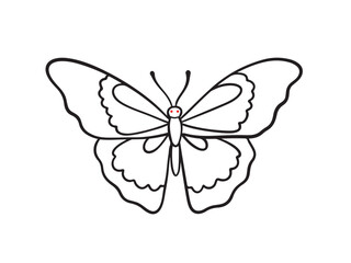 Butterfly Sketch Vector Art, Icons, and Graphics