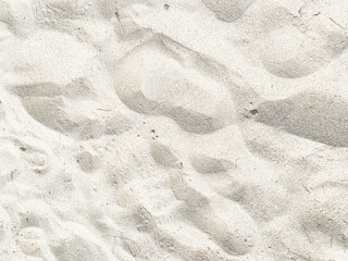Fine beach sand in the summer sun