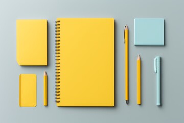 Branding / Stationery Mock-Up - Yellow