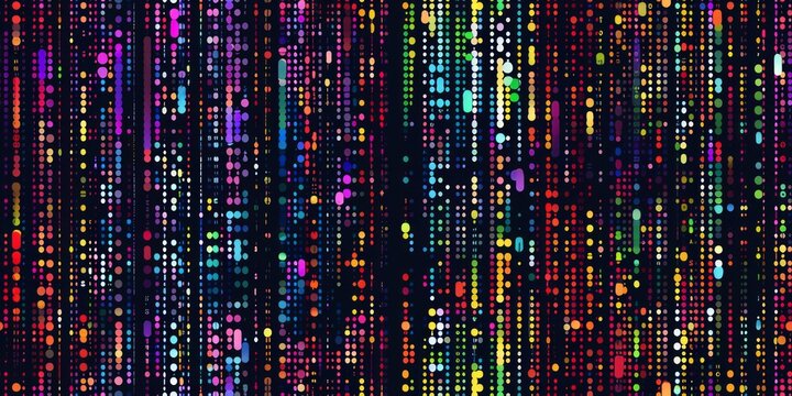 program code front view background