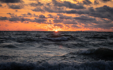 Obraz premium Sunset on the sea