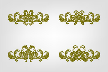 Classic Vitage Wedding Vector Ornaments Frames Separator Elements Classic Vintage Wedding Invitation Hand Drawn