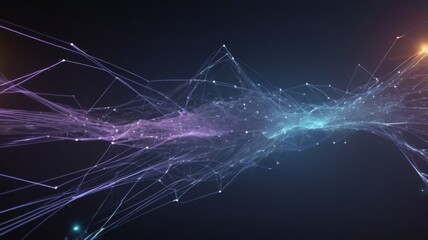 Abstract technology background of high speed global data transfer, ultra fast broadband and connection, digital cyber tech motion