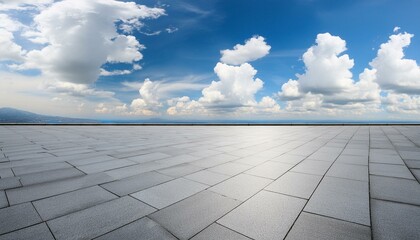 blue sky and white clouds summer, pier, cloudy, water, outdoor, perspective, light, beautiful, day, white, clear