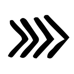 Different right arrow illustration. Arrow vector design.