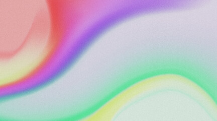 Grainy gradient noise texture background abstract glowing color wave black backdrop, banner poster header design