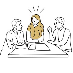 people working together