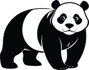 Fototapeta premium panda vector illustration
