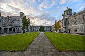 The University Galway Quadrangle Sunset