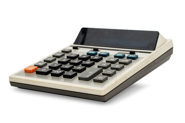 Old electric calculator design element