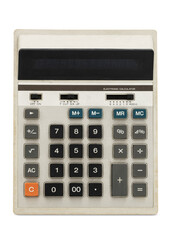 Old electric calculator design element