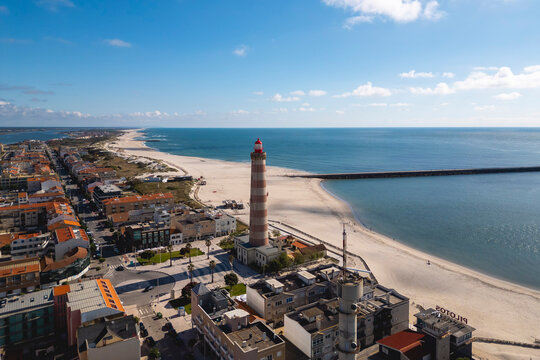 Portugal Highest Lighthouse - Praia da Barra Beach coas