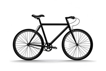 Fototapeta premium vintage bike 3d illustration with shadow,