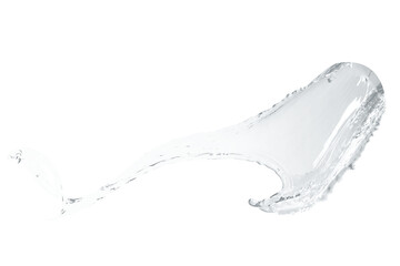 Water splash with drops design element